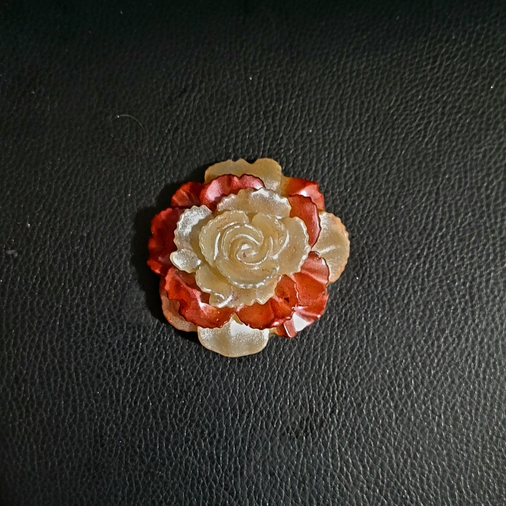 Handmade Resin Flower Paperweight or Decor - Picture 7 of 13